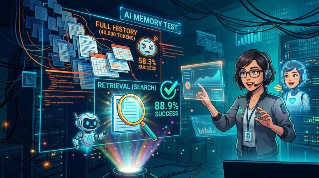 AIアシスタントの記憶検証、履歴丸ごとより検索が好成績　GPT-4o miniの成功率は88.9％