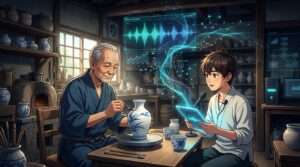 有田焼の分業の技を次世代へ　AI文字起こしは記録の補助役に