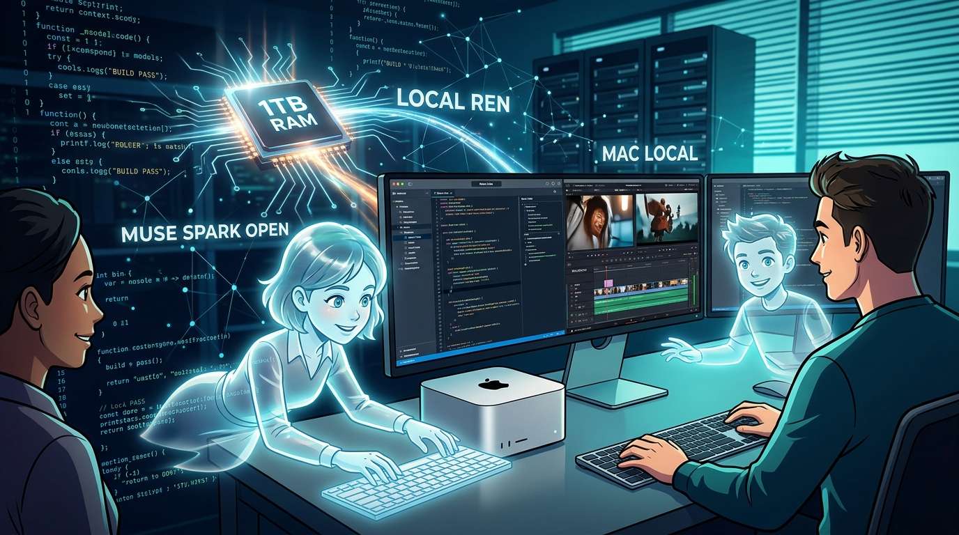 Meta、8160億パラメーターのオープンウェイトAI「Muse Spark Open」を発表　Macでのローカル実行を想定