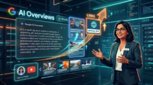 Google、AI ModeとAI Overviewsのリンク表示を改善　公式サイトや発信者への導線も試験