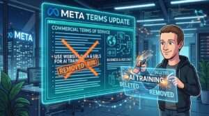 Meta、AI学習への利用と読める規約条項を削除　ウェブ巡回の方法は変わらないと説明