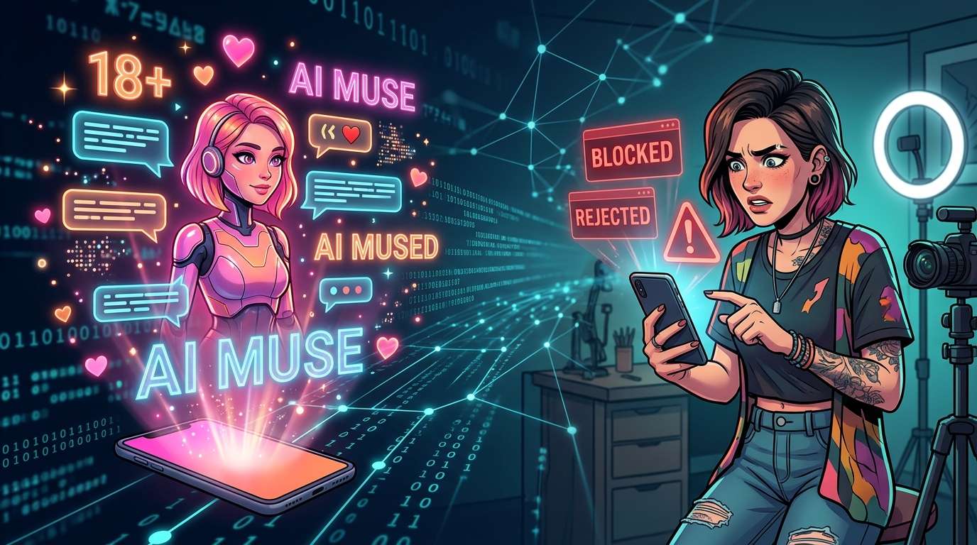MetaのAI「Muse」は成人向け会話を許容、OnlyFans制作者はSNSの表現規制に不公平感