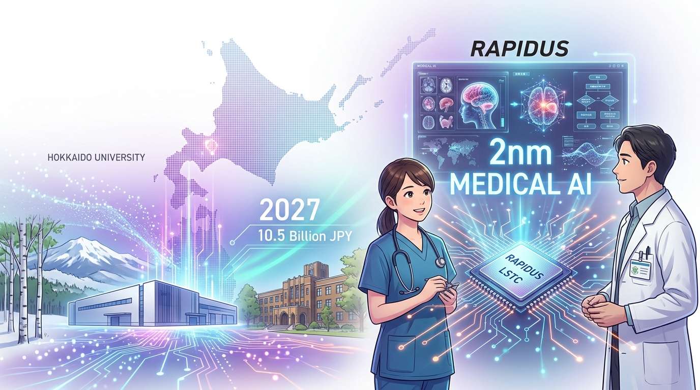 ラピダスなど、2ナノ半導体を活用した医療AIを開発へ 総事業費105億円