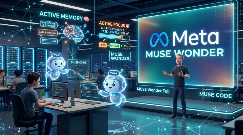 Meta、新AI「Muse Wonder」を発表　会話をまたぐ記憶と難しい作業をやり抜く力を強化